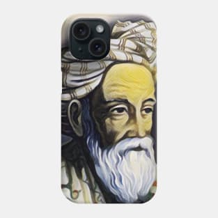 Omar Khayyam yellowPortrait | Omar Khayyam Artwork 10 Phone Case