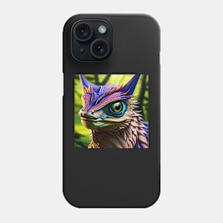 Rainbow Scaled Jungle Dragon Phone Case