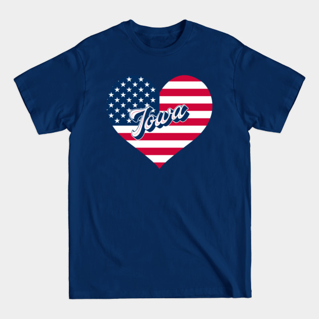 Discover Iowa Pride - Usa States - T-Shirt