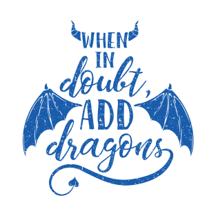 Dragons in Blue T-Shirt