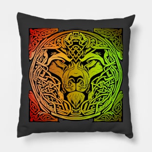 Celtic lion Pillow