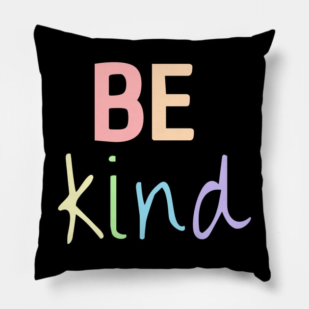 Be Kind - LGBTQ Support Pillow by Peaceful Space AS