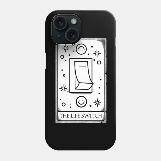 The life switch tarot card! Phone Case by Anime Meme's