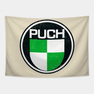 Puch Motorcycles / Faded Vintage Style Tapestry