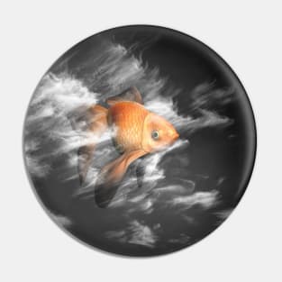 Golden fish in the sky Pin