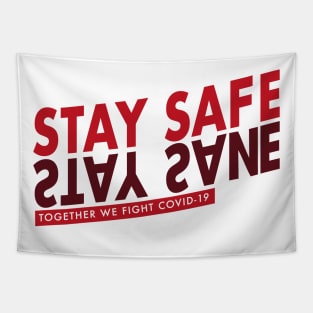 Stay Safe Stay Sane Tapestry