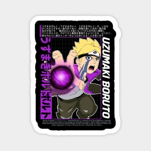Boruto Uzumaki Rasengan - Cool Art Magnet