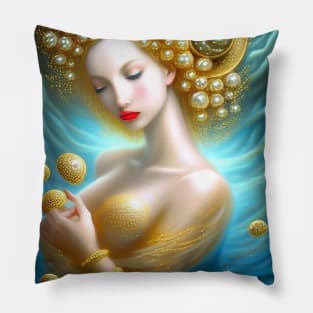 Pearl & Gold Goddess Pillow