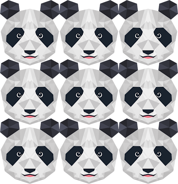 panda Kids T-Shirt by hatem