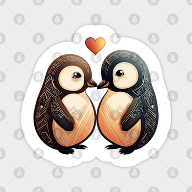 You're my penguin | Chubby pengiuns Magnet by SmartPics