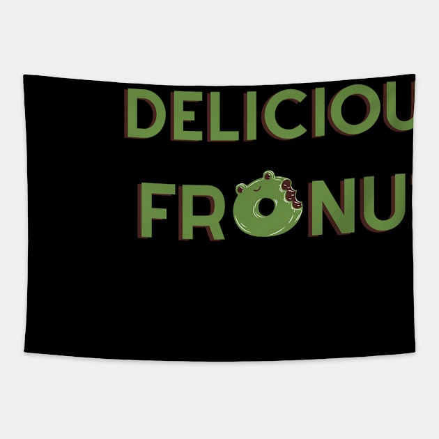 Frog Art - Delicius Fronut Tapestry by Double E Design