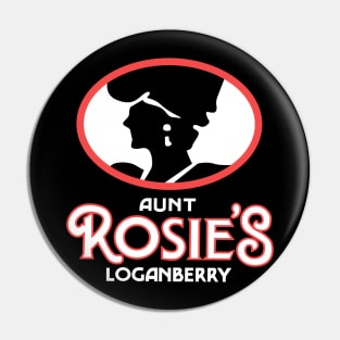 Aunt Rosie's Loganberry Vintage Logo Pin