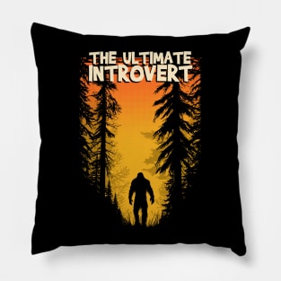 Bigfoot, the Ultimate Introvert Pillow