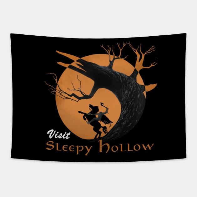 Visit Sleepy Hollow Tapestry by DistractedGeek