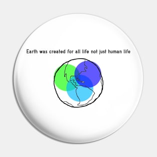 Save the planet Pin