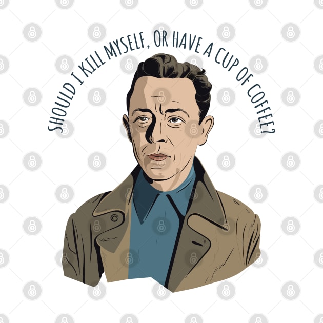 Albert Camus Quote Art by DankFutura