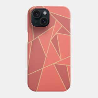 Coral Art Deco Pattern Phone Case