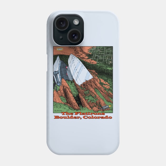 The Flatirons Phone Case by JEAndersonArt