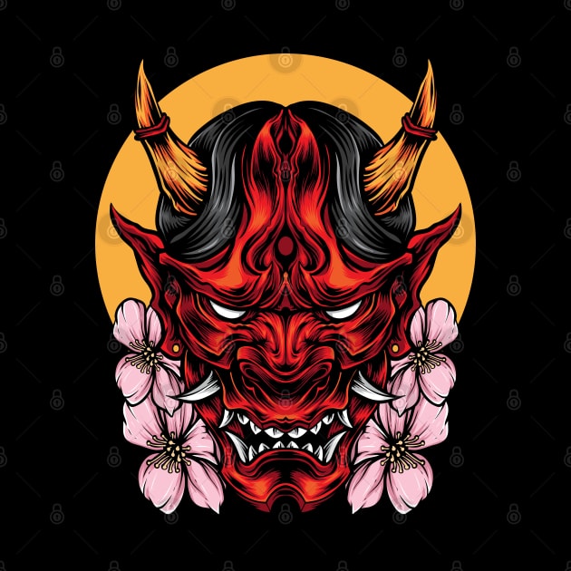 japanese demon by Wisdom-art