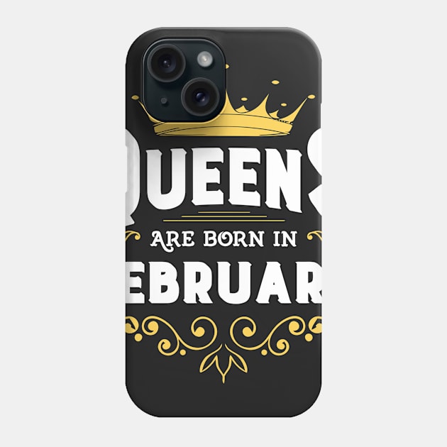 Queen Birthday February Phone Case by DarlingShirt