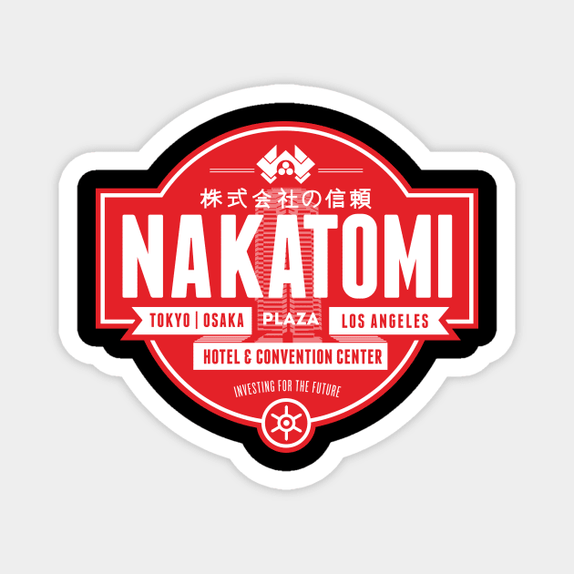 Nakatomi Plaza Magnet by MindsparkCreative