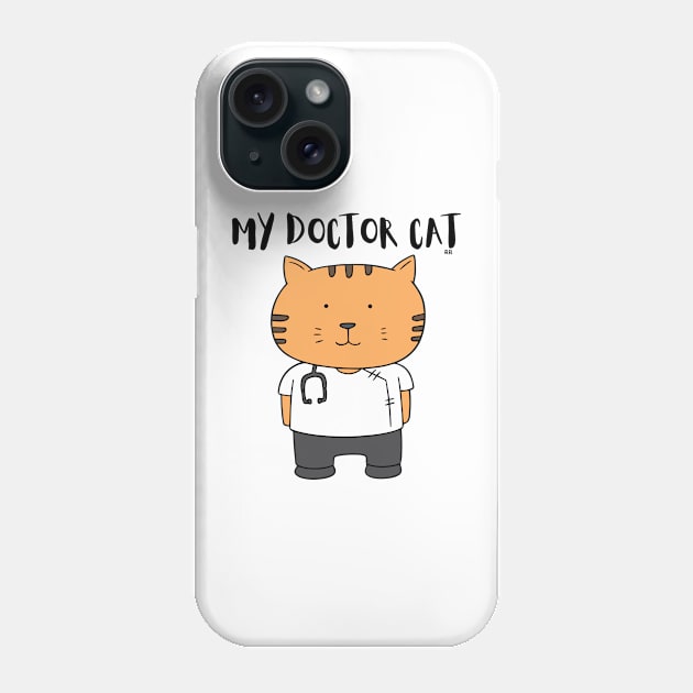 MY DOCTOR CAT Phone Case by Rightshirt