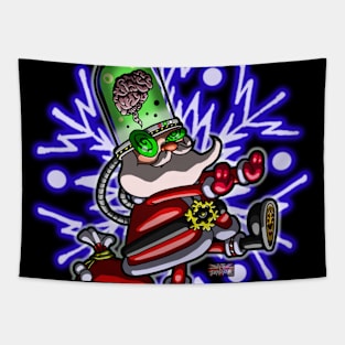 Mind Controlled Santa Tapestry