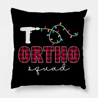 Ortho Squad Orthopedic Ortho Nurse Tech Christmas Pillow