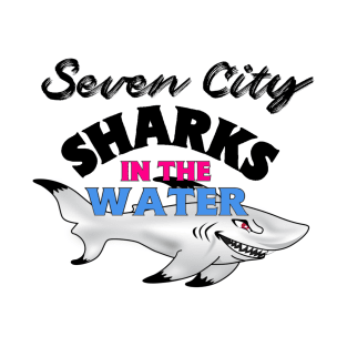 Newport News Black Tip Sharks In The Water (B) T-Shirt