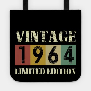 Funny Vintage 59 Birthday Decorations Men 59th Day 1964 Birthday man and women Tote