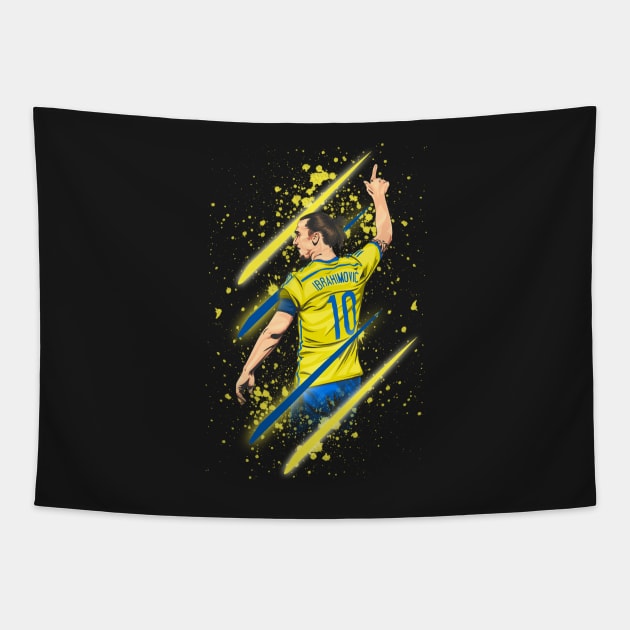 Zlatan Ibrahimović Tapestry by siddick49