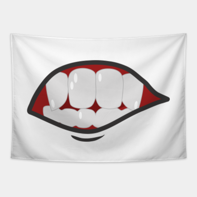Cartoon Mouths Face Mask gift Cartoon Mouths Face Mask Tapestry