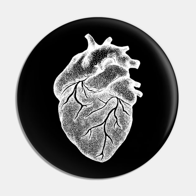 Illuminating Heart Pin by P7 illustrations 