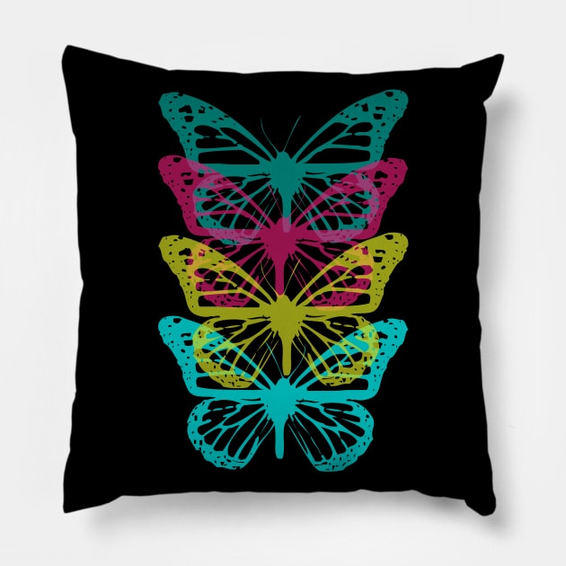 Butterflies Pillow by fromherotozero