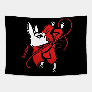 Kicking Bunny! Tapestry