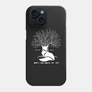 white fox under the tree Vintage Summer Phone Case