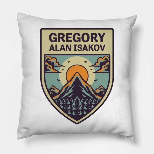 Gregory Alan Isakov Logo Pillow by Futiletees