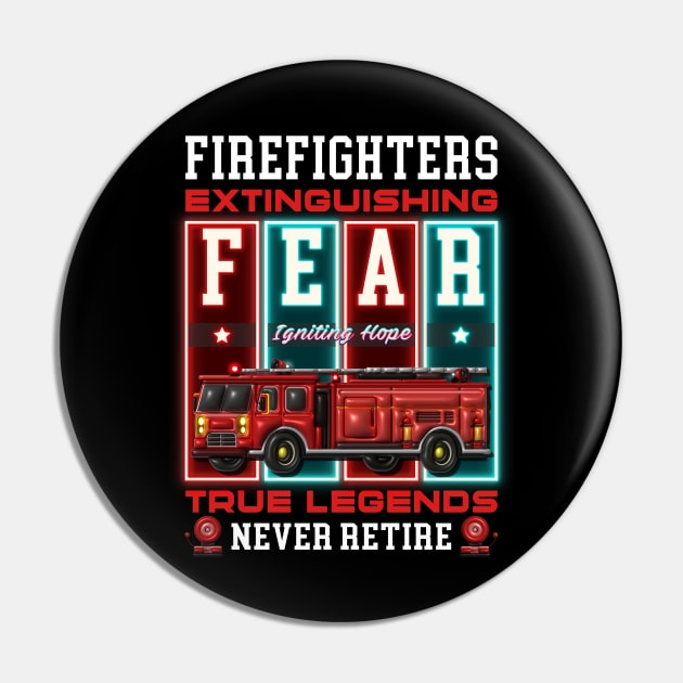 Firefighter Pin by The Design Deck