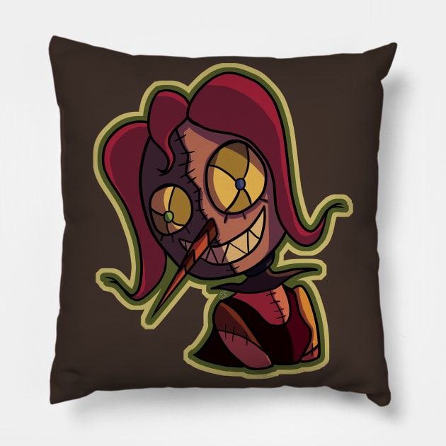 Scarecrow Girl Pillow by Tommythemage