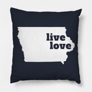 Iowa - Live Love Iowa Pillow