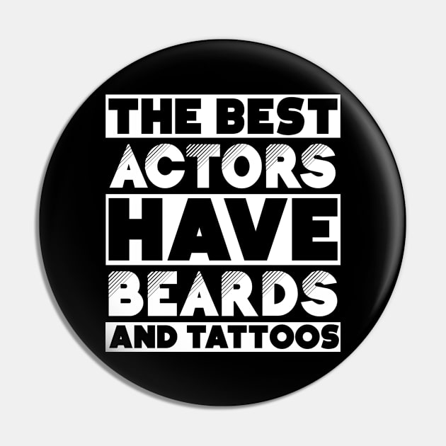 Bearded and tattooed actor job gift . Perfect present for mother dad friend him or her Pin by SerenityByAlex