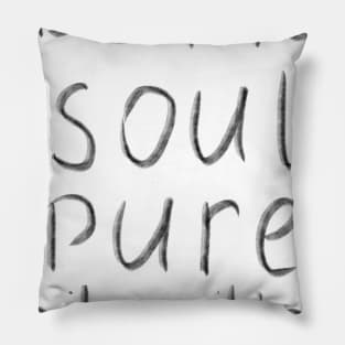Dark soul pure intention Pillow