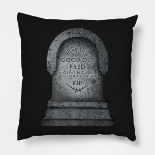 Haunted Mansion Gravestone Pillow