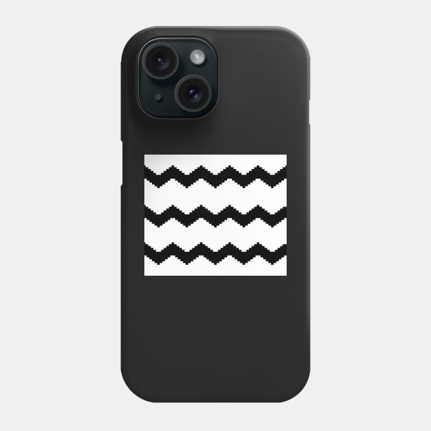 Abstract geometric pattern - black and white. Phone Case by kerens