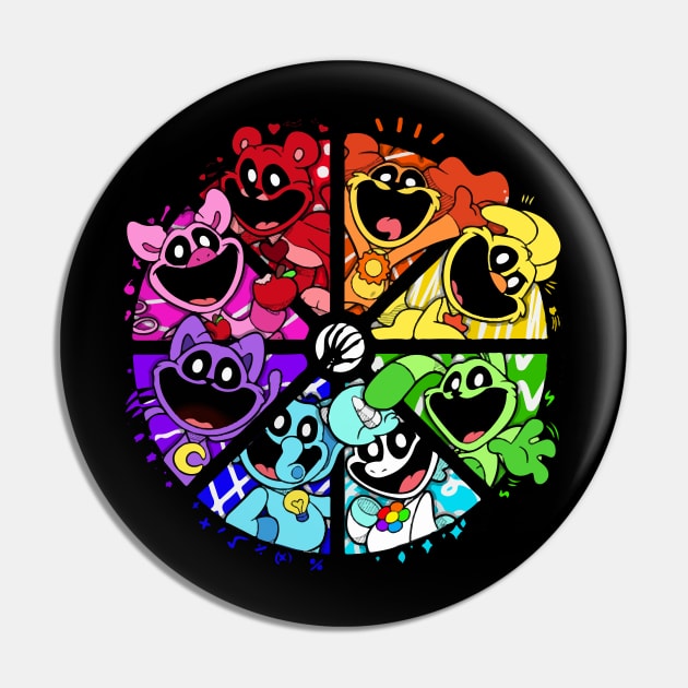 Smiling Critters Smiling Critters Pin by GushikenART