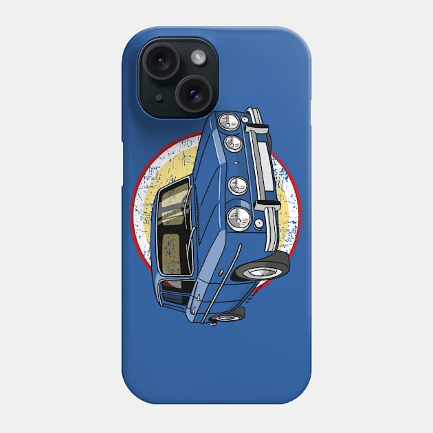 French classic saloon with yelow background Phone Case by jaagdesign