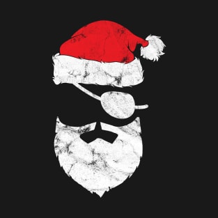 Pirate Santa Face T-Shirt