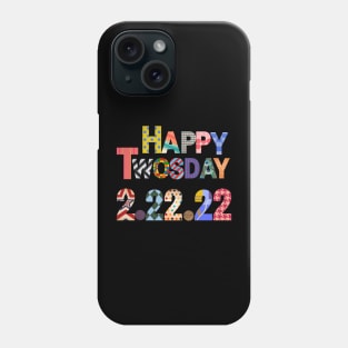 Happy Twosday 2-22-22 quilt Phone Case