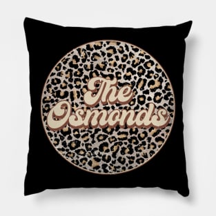 Retro Music Osmonds Personalized Name Circle Birthday Pillow