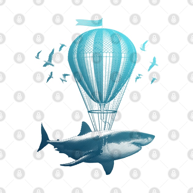 Shark Balloon by analogdreamz